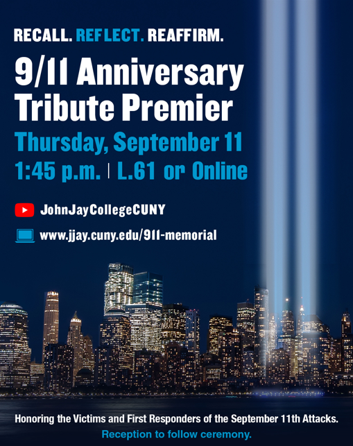 2025 9/11 Events John Jay College of Criminal Justice